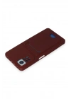 BFS Xiaomi Redmi Note 12 Pro 4G Kılıf Kelvin Kartvizitli Silikon - Bordo