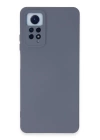 BFS  Xiaomi Redmi Note 12 Pro 4G Kılıf Nano içi Kadife Silikon - Gri