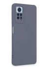 BFS  Xiaomi Redmi Note 12 Pro 4G Kılıf Nano içi Kadife Silikon - Gri