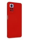 BFS  Xiaomi Redmi Note 12 Pro 4G Kılıf Nano içi Kadife Silikon - Kırmızı