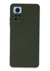 BFS  Xiaomi Redmi Note 12 Pro 4G Kılıf Nano içi Kadife Silikon - Koyu Yeşil