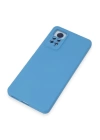 BFS  Xiaomi Redmi Note 12 Pro 4G Kılıf Nano içi Kadife Silikon - Mavi