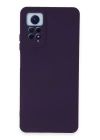 BFS  Xiaomi Redmi Note 12 Pro 4G Kılıf Nano içi Kadife Silikon - Mor