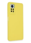 BFS  Xiaomi Redmi Note 12 Pro 4G Kılıf Nano içi Kadife Silikon - Sarı