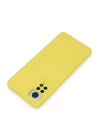 BFS  Xiaomi Redmi Note 12 Pro 4G Kılıf Nano içi Kadife Silikon - Sarı