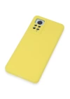 BFS  Xiaomi Redmi Note 12 Pro 4G Kılıf Nano içi Kadife Silikon - Sarı