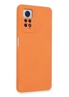BFS  Xiaomi Redmi Note 12 Pro 4G Kılıf Nano içi Kadife Silikon - Turuncu