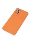 BFS  Xiaomi Redmi Note 12 Pro 4G Kılıf Nano içi Kadife Silikon - Turuncu