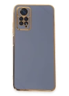 BFS  Xiaomi Redmi Note 12 Pro 4G Kılıf Volet Silikon - Mavi