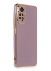 BFS Xiaomi Redmi Note 12 Pro 4G Kılıf Volet Silikon - Mor