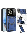 BFS  Xiaomi Redmi Note 12 Pro 5G Kılıf Joy Lens Standlı Kapak - Mor