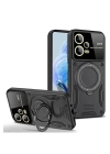BFS  Xiaomi Redmi Note 12 Pro 5G Kılıf Joy Lens Standlı Kapak - Siyah