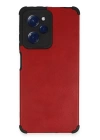 BFS  Xiaomi Redmi Note 12 Pro 5G Kılıf Loop Deri Silikon - Kırmızı