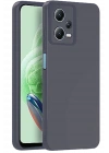 BFS  Xiaomi Redmi Note 12 Pro 5G Kılıf Nano içi Kadife Silikon - Gri