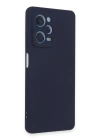 BFS  Xiaomi Redmi Note 12 Pro 5G Kılıf Nano içi Kadife Silikon - Lacivert