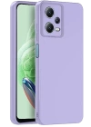 BFS  Xiaomi Redmi Note 12 Pro 5G Kılıf Nano içi Kadife Silikon - Lila