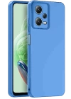 BFS  Xiaomi Redmi Note 12 Pro 5G Kılıf Nano içi Kadife Silikon - Mavi