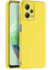 BFS  Xiaomi Redmi Note 12 Pro 5G Kılıf Nano içi Kadife Silikon - Sarı
