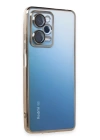 BFS  Xiaomi Redmi Note 12 Pro 5G Kılıf Razer Lensli Silikon - Gold