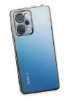 BFS  Xiaomi Redmi Note 12 Pro 5G Kılıf Razer Lensli Silikon - Gold