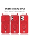 BFS  Xiaomi Redmi Note 12 Pro 5G Kılıf Zuma Kartvizitli Yüzüklü Silikon - Pembe