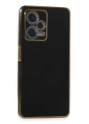 BFS  Xiaomi Redmi Note 12 Pro Plus Kılıf Volet Silikon - Siyah