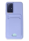 BFS Xiaomi Redmi Note 12S Kılıf Kelvin Kartvizitli Silikon - Lila