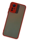 BFS  Xiaomi Redmi Note 12S Kılıf Montreal Silikon Kapak - Kırmızı