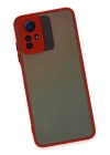 BFS  Xiaomi Redmi Note 12S Kılıf Montreal Silikon Kapak - Kırmızı