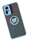 BFS  Xiaomi Redmi Note 12S Kılıf Montreal Yüzüklü Silikon Kapak - Buz Mavi