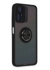 BFS  Xiaomi Redmi Note 12S Kılıf Montreal Yüzüklü Silikon Kapak - Siyah