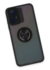 BFS  Xiaomi Redmi Note 12S Kılıf Montreal Yüzüklü Silikon Kapak - Siyah