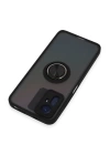 BFS  Xiaomi Redmi Note 12S Kılıf Montreal Yüzüklü Silikon Kapak - Siyah