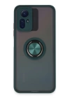 BFS  Xiaomi Redmi Note 12S Kılıf Montreal Yüzüklü Silikon Kapak - Yeşil