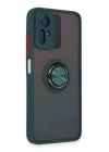 BFS  Xiaomi Redmi Note 12S Kılıf Montreal Yüzüklü Silikon Kapak - Yeşil