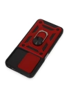 BFS  Xiaomi Redmi Note 12S Kılıf Pars Lens Yüzüklü Silikon - Kırmızı