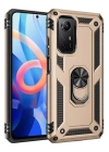 BFS  Xiaomi Redmi Note 12S Kılıf Sofya Yüzüklü Silikon Kapak - Gold