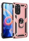 BFS  Xiaomi Redmi Note 12S Kılıf Sofya Yüzüklü Silikon Kapak - Rose