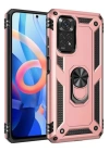 BFS  Xiaomi Redmi Note 12S Kılıf Sofya Yüzüklü Silikon Kapak - Rose