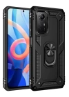 BFS  Xiaomi Redmi Note 12S Kılıf Sofya Yüzüklü Silikon Kapak - Siyah