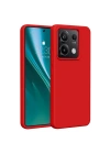 BFS  Xiaomi Redmi Note 13 4G Kılıf First Silikon - Kırmızı