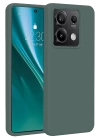 BFS  Xiaomi Redmi Note 13 4G Kılıf First Silikon - Koyu Yeşil