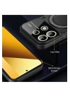 BFS  Xiaomi Redmi Note 13 4G Kılıf Joy Lens Standlı Kapak - Mor