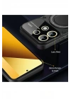 BFS  Xiaomi Redmi Note 13 4G Kılıf Joy Lens Standlı Kapak - Siyah