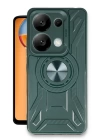 BFS  Xiaomi Redmi Note 13 4G Kılıf Lincoln Silikon - Koyu Yeşil