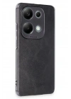 BFS Xiaomi Redmi Note 13 4G Kılıf Loop Deri Silikon - Siyah
