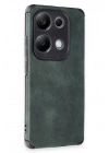 BFS Xiaomi Redmi Note 13 4G Kılıf Loop Deri Silikon - Yeşil