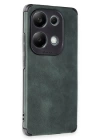 BFS  Xiaomi Redmi Note 13 4G Kılıf Loop Deri Silikon - Yeşil