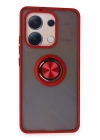 BFS  Xiaomi Redmi Note 13 4G Kılıf Montreal Yüzüklü Silikon Kapak - Kırmızı