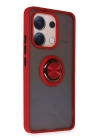 BFS  Xiaomi Redmi Note 13 4G Kılıf Montreal Yüzüklü Silikon Kapak - Kırmızı